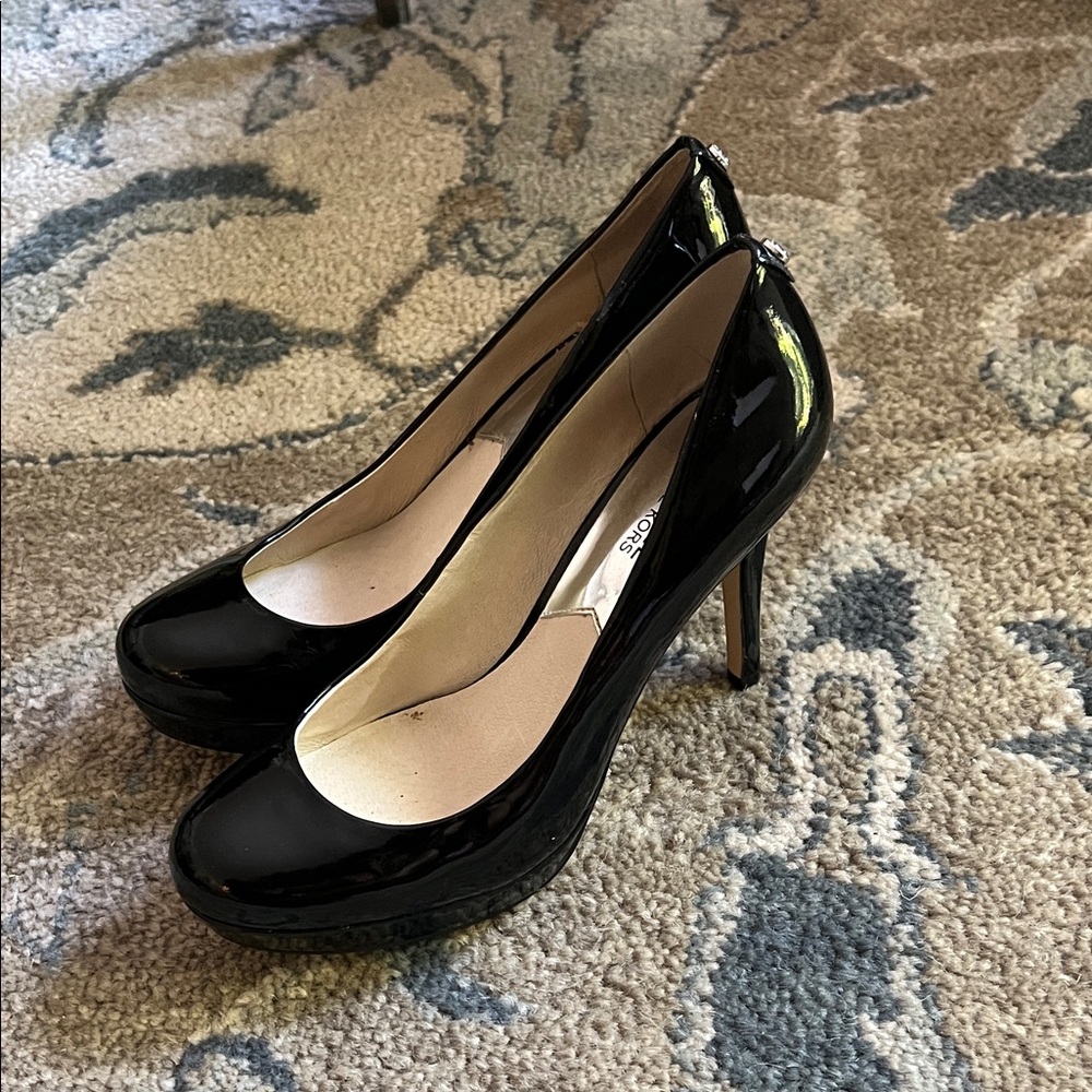 MICHAEL Michael Kors Black Patent Heels